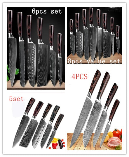 6-Piece Carpenter's Special Kitchen Knife Set