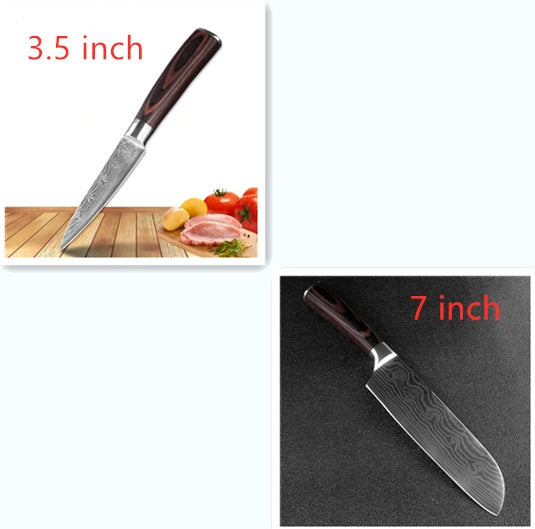 6-Piece Carpenter's Kitchen Knife Set