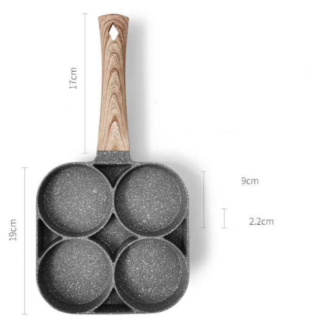 ZONCHEF™ Four Hole Non-Stick Frying Pan
